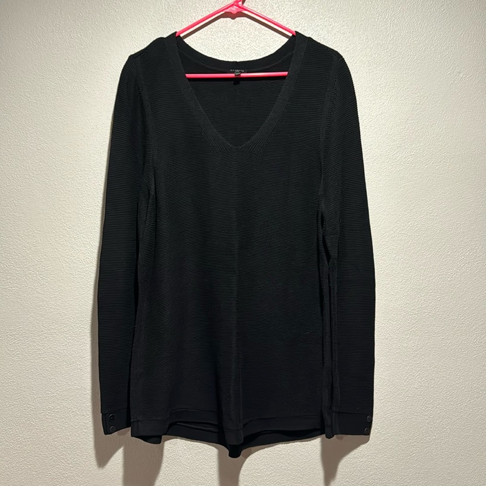 Talbots buttons sleeve sweater